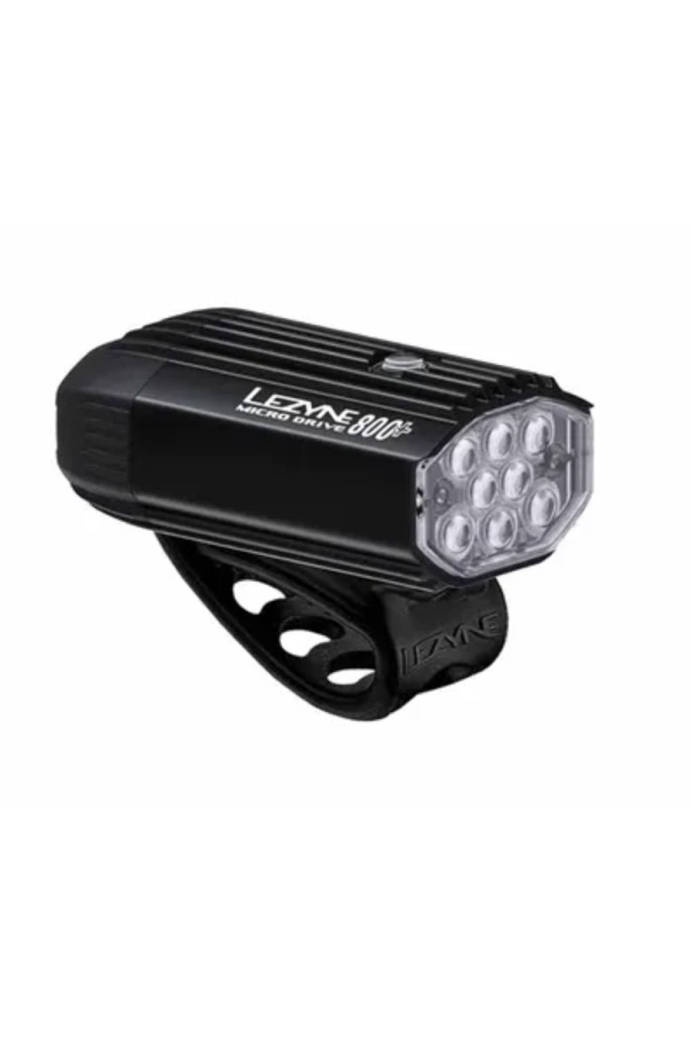 LEZYNE MICRO DRIVE 800+ FRONT 800 LUMEN - USB-C RECHARGEABLE, RUBBER STRAP