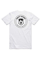 Drift Bikes ADULT Corpo Short Sleeve T-Shirt White