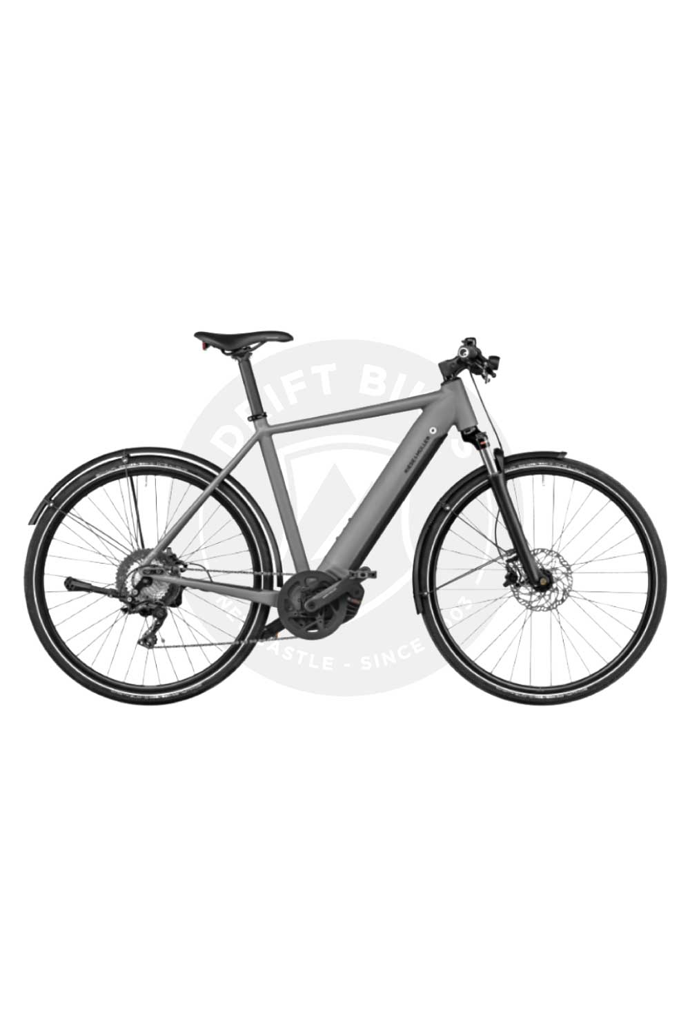 RIESE + MULLER Roadster Touring, Matt Grey, 56cm, 625wh, Cx, 11sp  (Incl Lock, Chain + Bag, Fr + Rear Carriers)