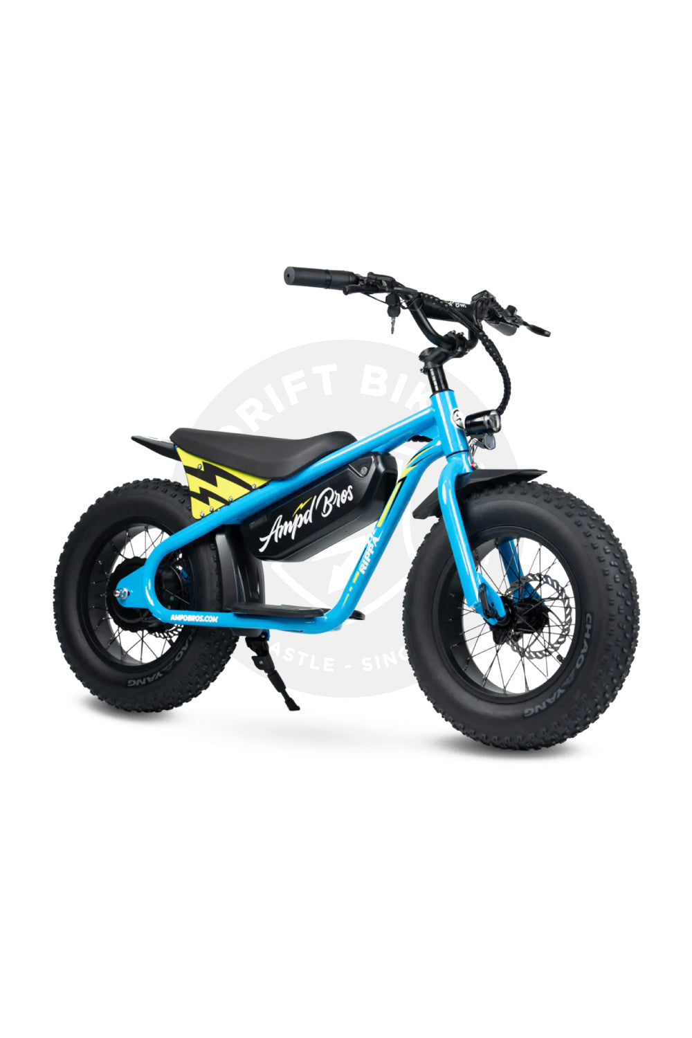 AMPD BROS Lil Rippa 16" Kids Electric Bike - Electric Ocean Blue