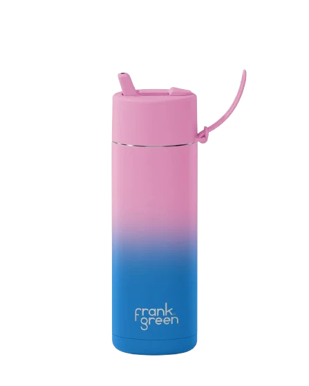 FRANK GREEN 20oz (595ml) Stainless Ceramic Reusable Bottle With Flip Lid