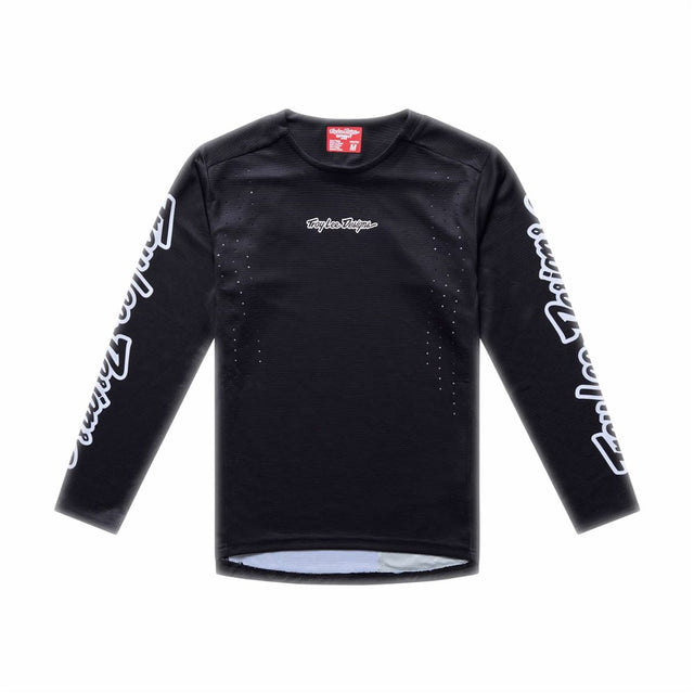 Troy Lee Designs 26.1 Youth Sprint Pro Jersey Mono Black Y-Xlg