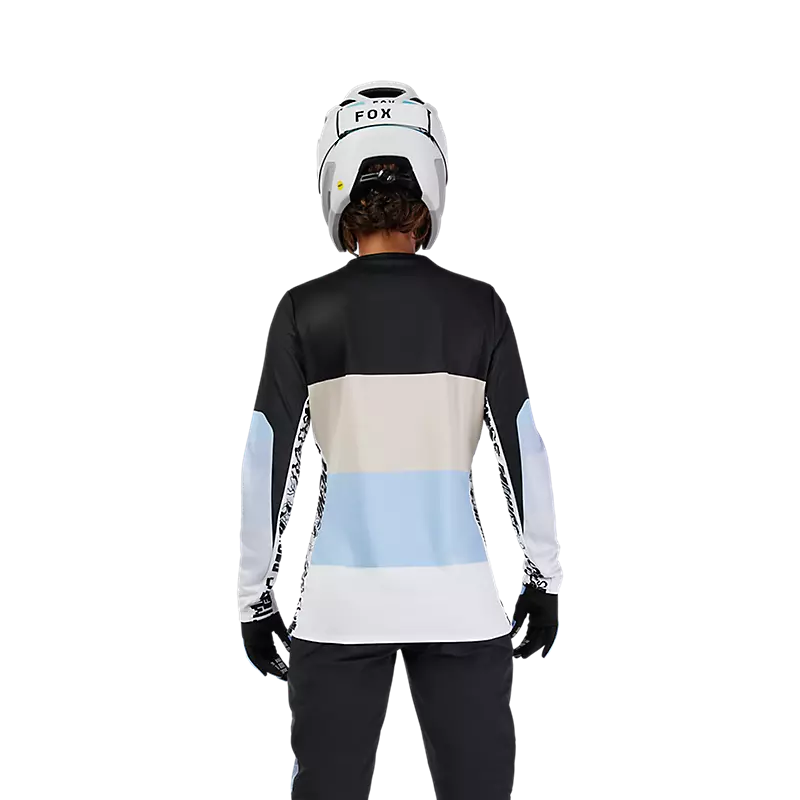 FOX RACING 2025 Womens Ranger Long Sleeve Grid MTB Jersey