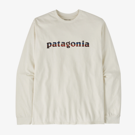 Patagonia Men's Long Sleeved '73 Text Logo RESPONSIBILI-TEE®