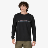 Patagonia Men's Long Sleeved '73 Text Logo RESPONSIBILI-TEE®
