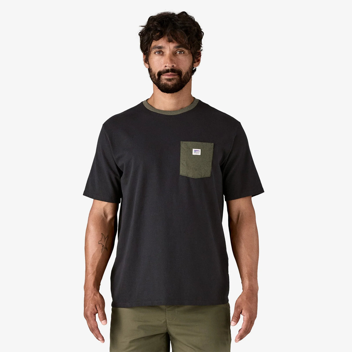 Patagonia Men's Shop Sticker Pocket Responsibili-tee