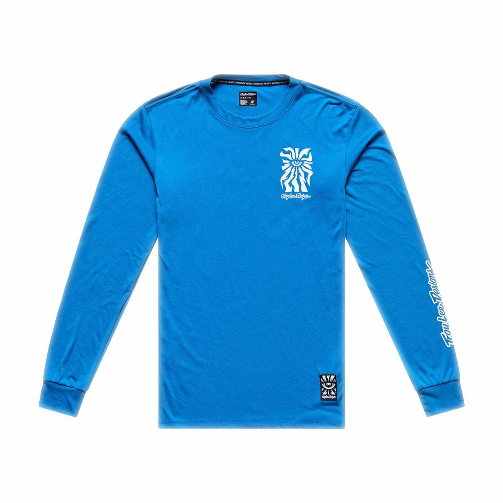 Troy Lee Designs 26.1 Skyline Ride Ls Tee One Eye Aero Blue Xlg