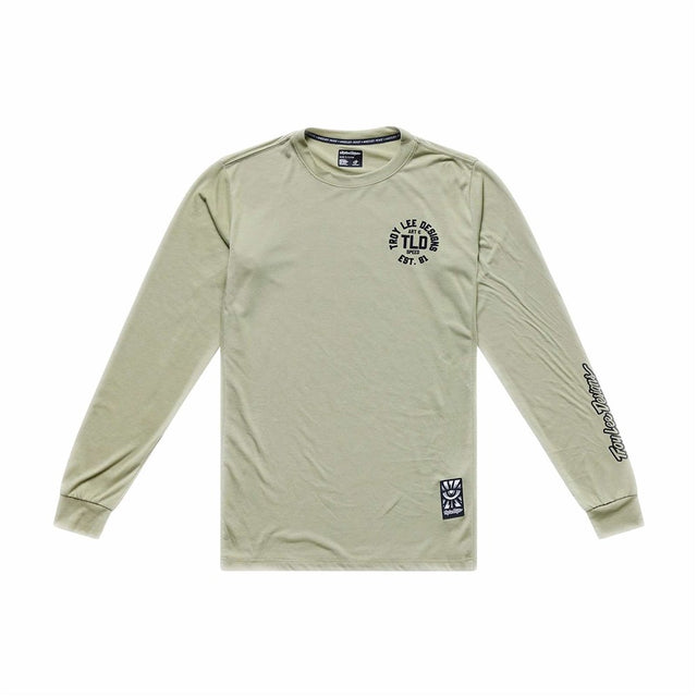 Troy Lee Designs 26.1 Skyline Ride Ls Tee Stamps Sage Xlg