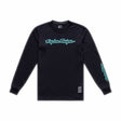 Troy Lee Designs 26.1 Skyline Ride Ls Tee Signature Black / Real Teal 2Xl