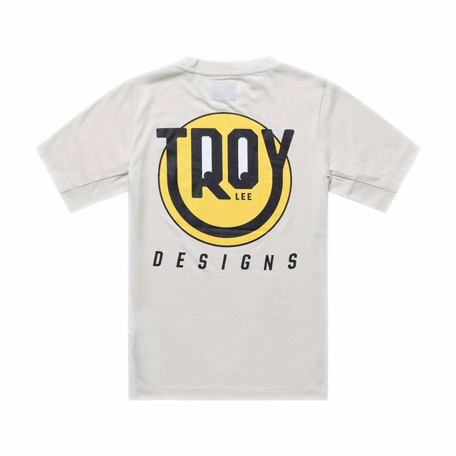 Troy Lee Designs 26.1 Youth Skyline Ride Ss Tee Happy Pumice Y-Xlg