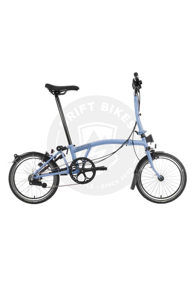 BROMPTON C Line Electric Explore 6 Speed Cloud Blue – Drift Bikes
