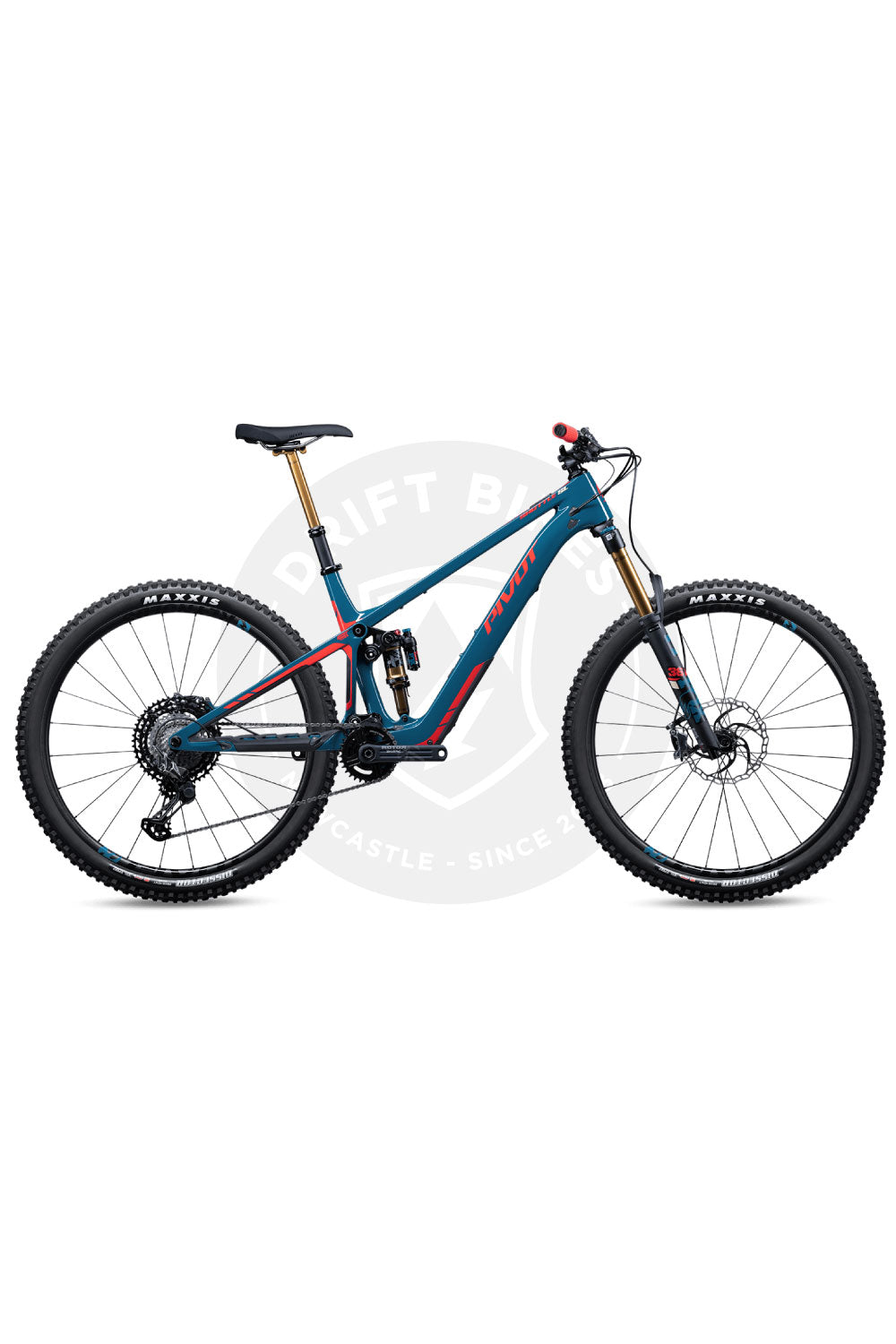 Pivot Shuttle SL Ride SLX/XT E-Bike - Large Blue Demin