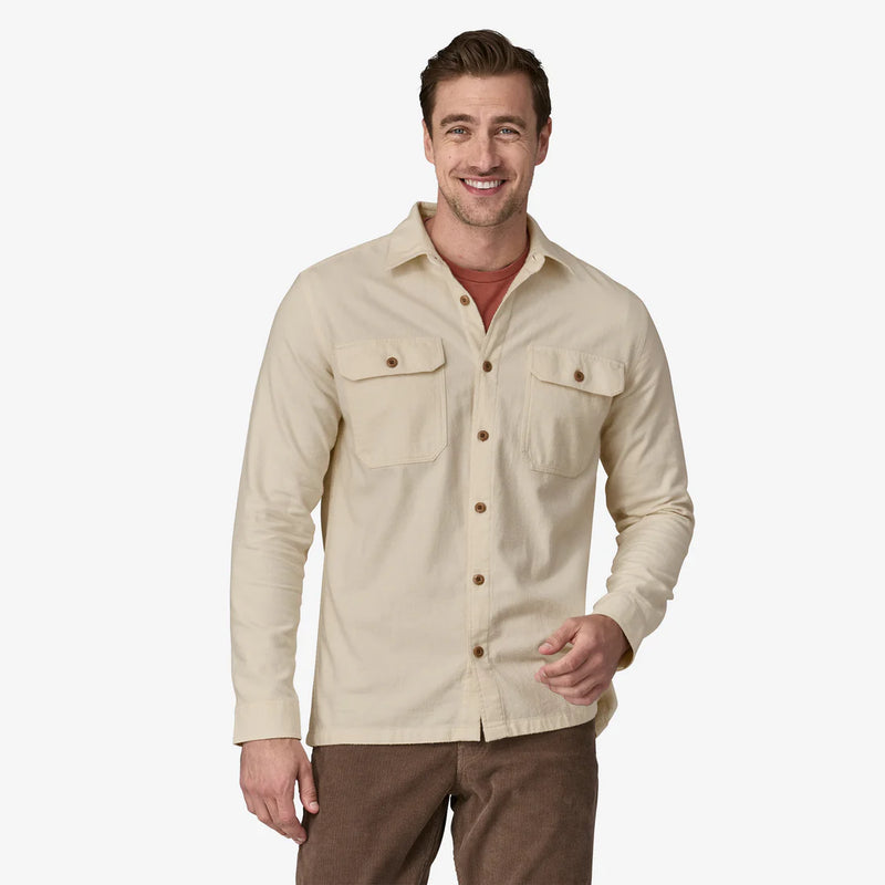 Patagonia Mens Long Sleeve Organic Cotton MW Fjord Flannel Shirt