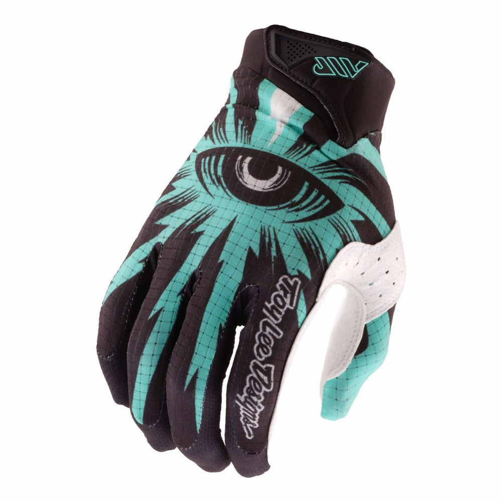 Troy Lee Designs 26.1 Air Gloves Cyclops Carbon / Real Teal 2Xl