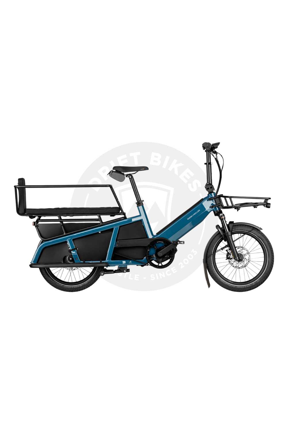 Riese & Muller Multitinker Vario 625KW Electric Bike - Petrol/Black Matt