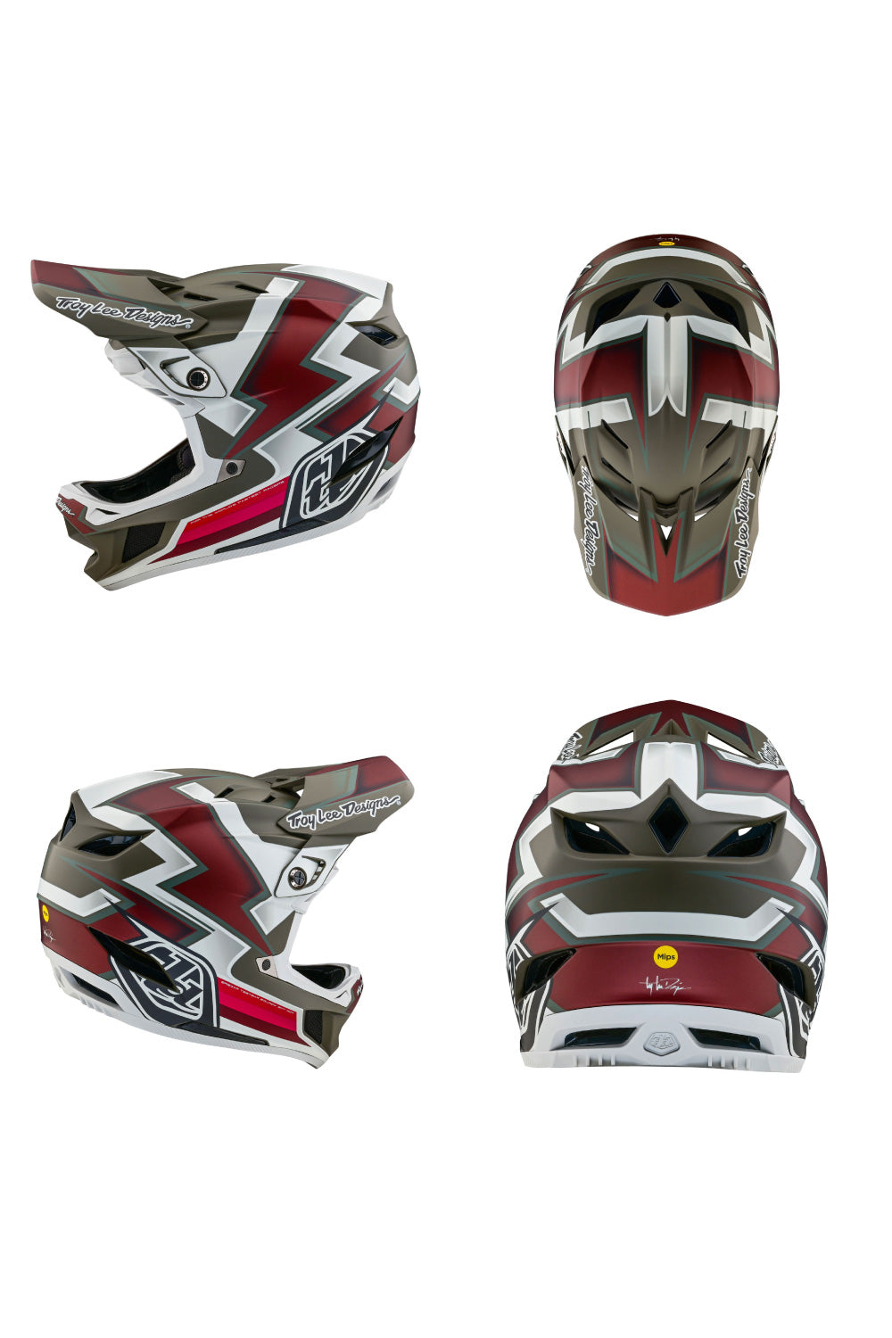 Troy Lee Designs D4 COMPOSITE MIPS Ｍサイズ Troy Lee Designs 2024 D4 Composite MIPS MTB Helmet – Drift Bikes
