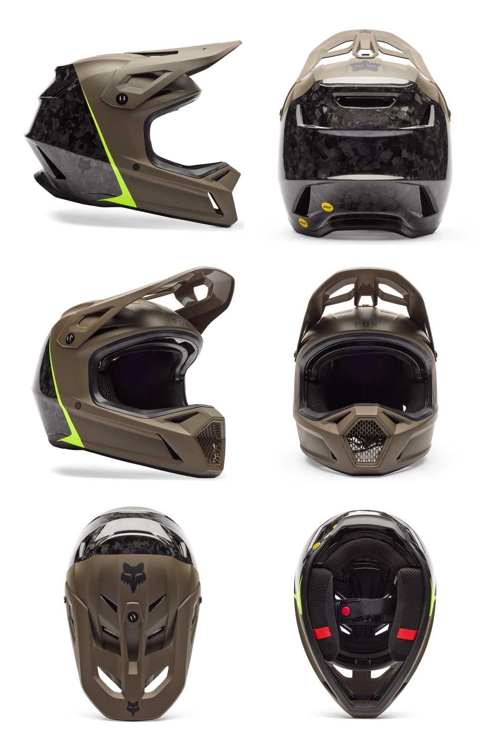 FOX RACING 2026 Rampage RS Splice MTB Helmet