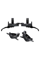 SHIMANO BR-M8220 BRAKE UPGRADE KIT XT TRAIL BL-M8200 R&L / F&R4-PISTON w/LOW VISCOSITY OIL