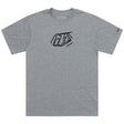 Troy Lee Designs 26.1 Short Sleeve Tee Badge Grey Heather Xlg
