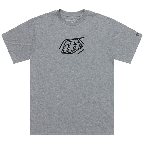 Troy Lee Designs 26.1 Short Sleeve Tee Badge Grey Heather Xlg