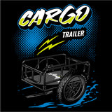 AMPD Bros Deluxe Cargo Bike Trailer