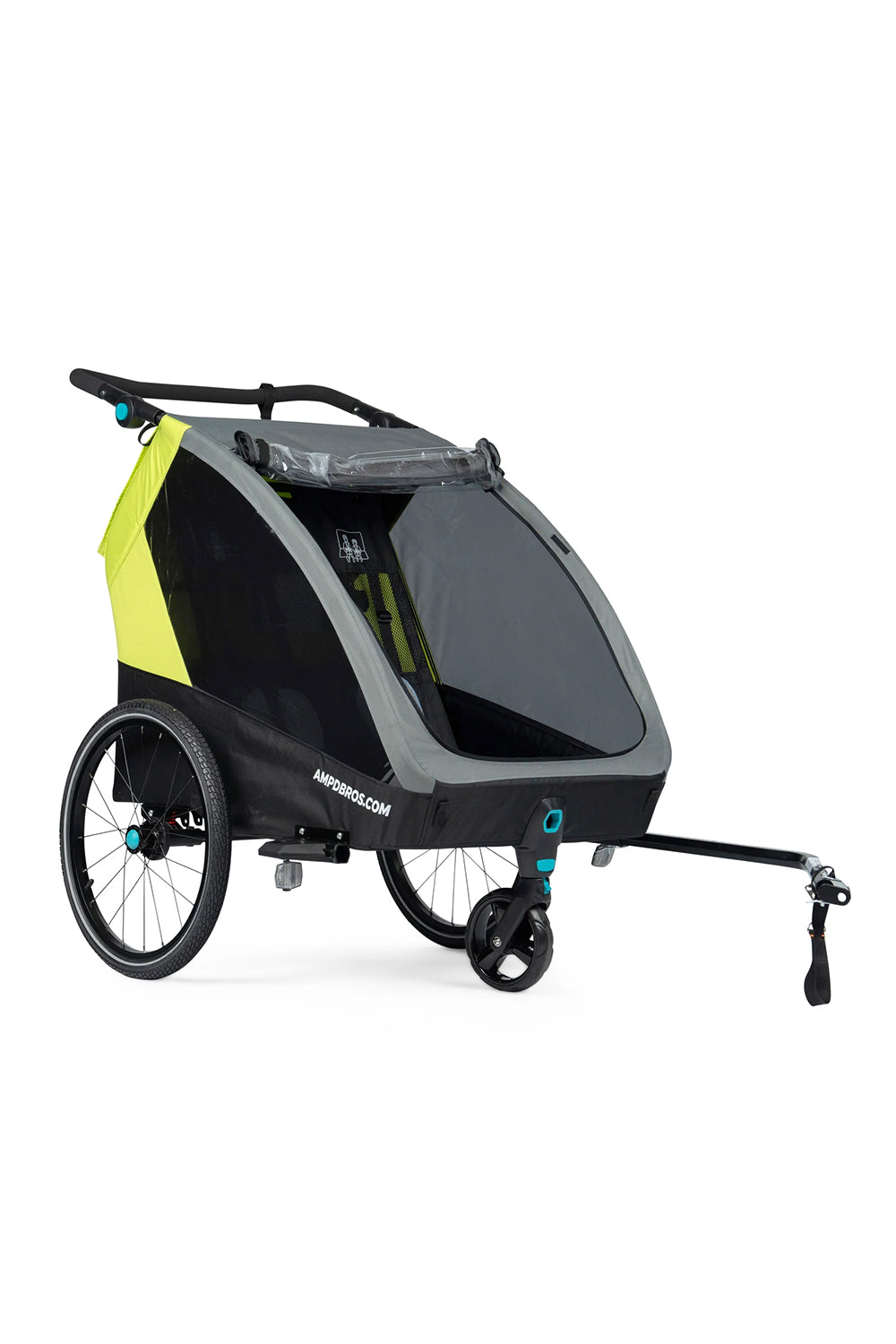 AMPD Bros Deluxe Kids Single Bike Trailer