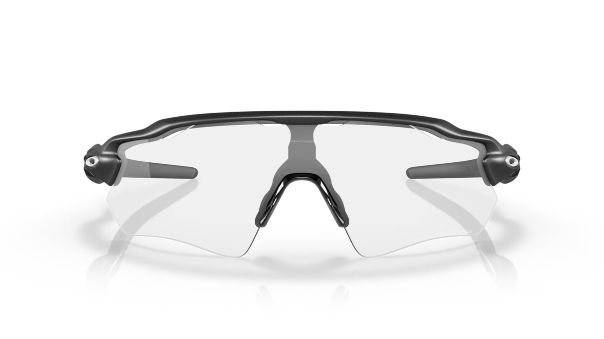 OAKLEY RADAR EV PATH STEEL W/ CLEAR TO BLACK PHOTOCHROMATIC IRIDIUM