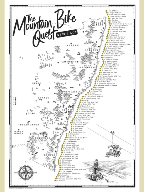 The Quest Map Mtb Scratch Map