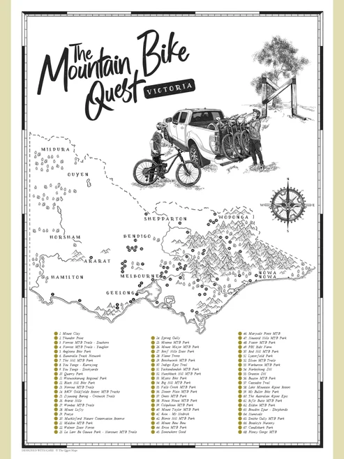 The Quest Map Mtb Scratch Map