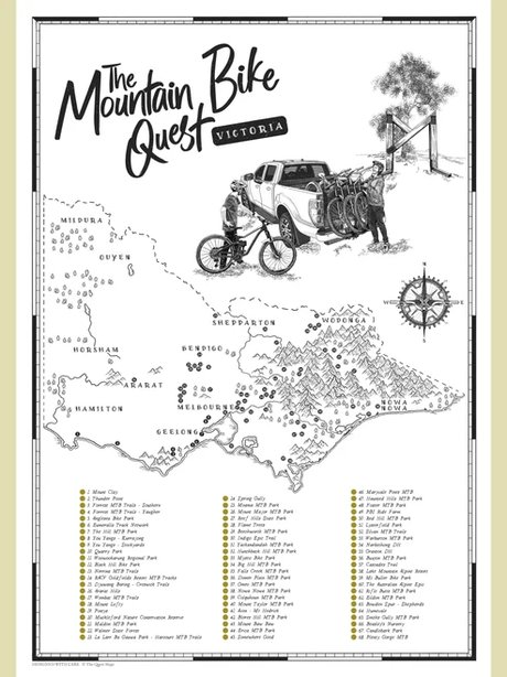 The Quest Map Mtb Scratch Map