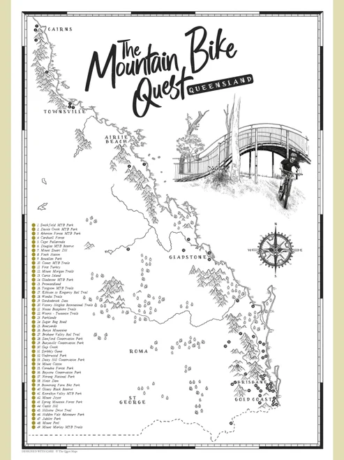 The Quest Map Mtb Scratch Map