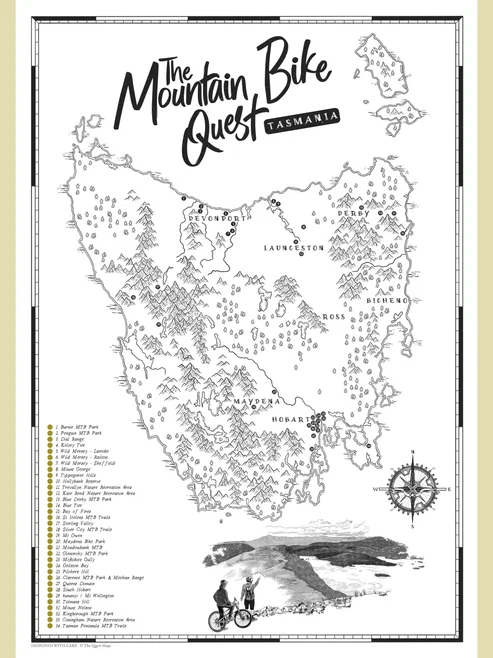 The Quest Map Mtb Scratch Map