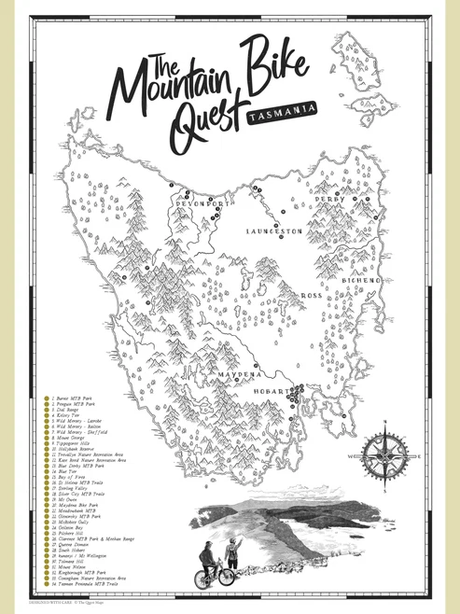 The Quest Map Mtb Scratch Map