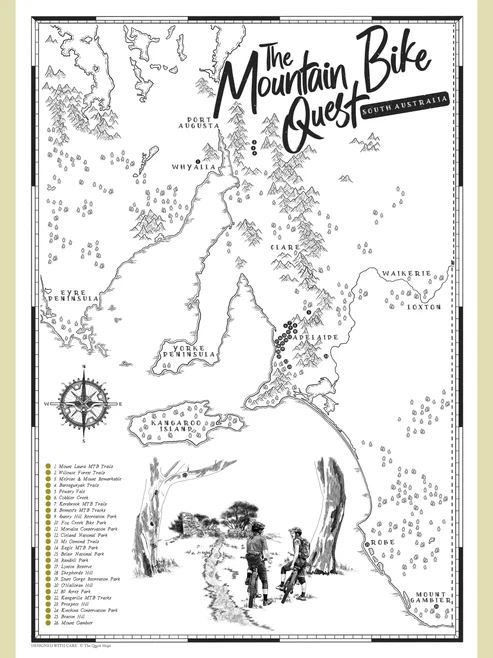 The Quest Map Mtb Scratch Map