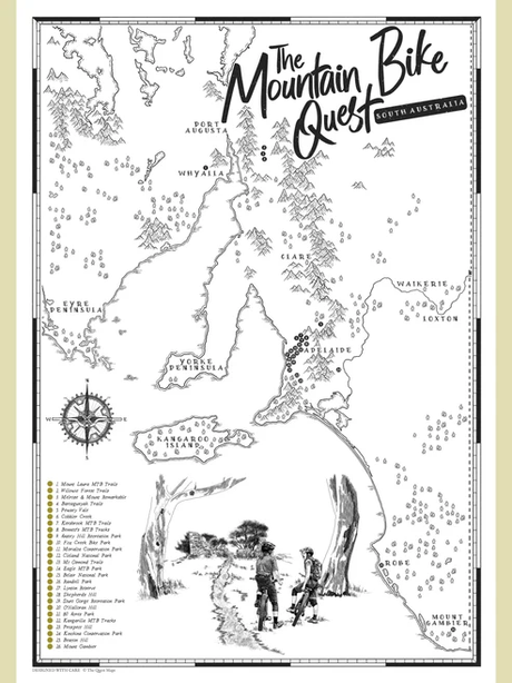 The Quest Map Mtb Scratch Map