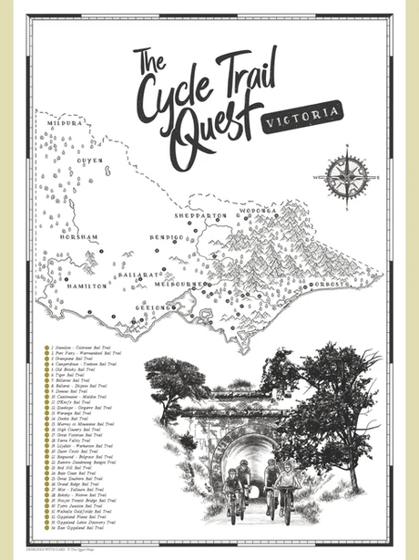 The Quest Map Mtb Scratch Map