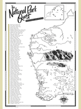 The Quest Map National Parks Scratch Map