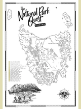 The Quest Map National Parks Scratch Map
