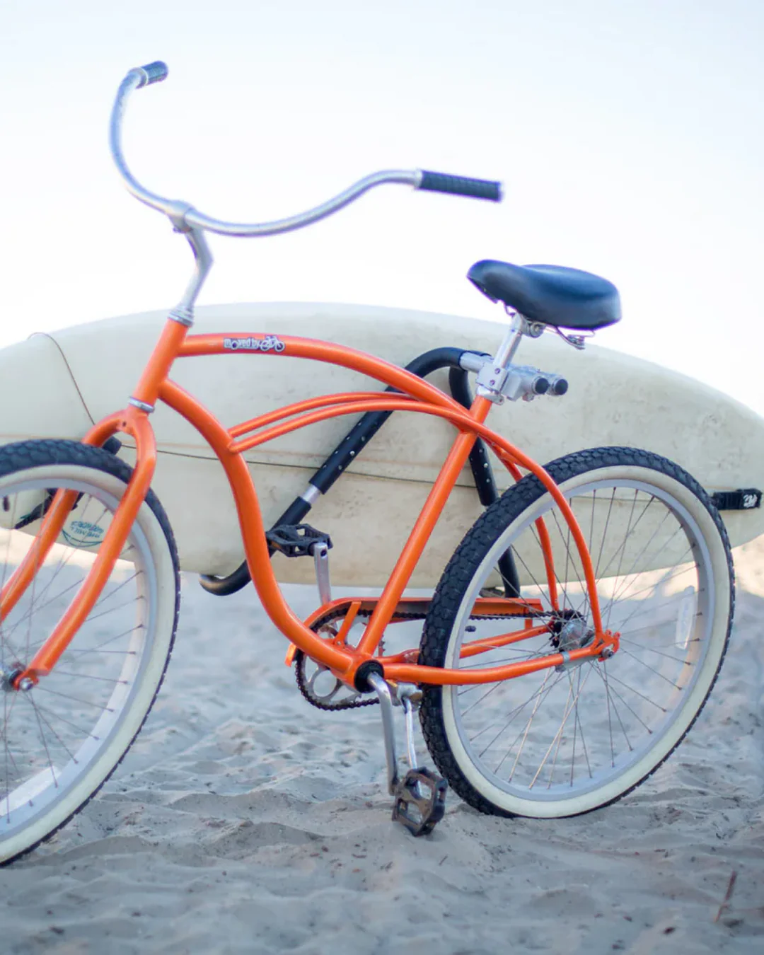 MOVED BY BIKES Shortboard Bike Rack (Fits E-Bikes & Regular Bikes)