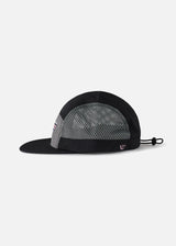 Rivvia Projects RACETRACK RUNNING CAP - BLACK GREY