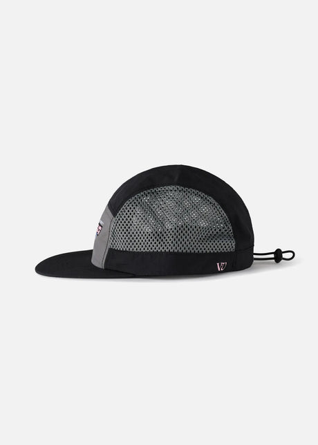 Rivvia Projects RACETRACK RUNNING CAP - BLACK GREY