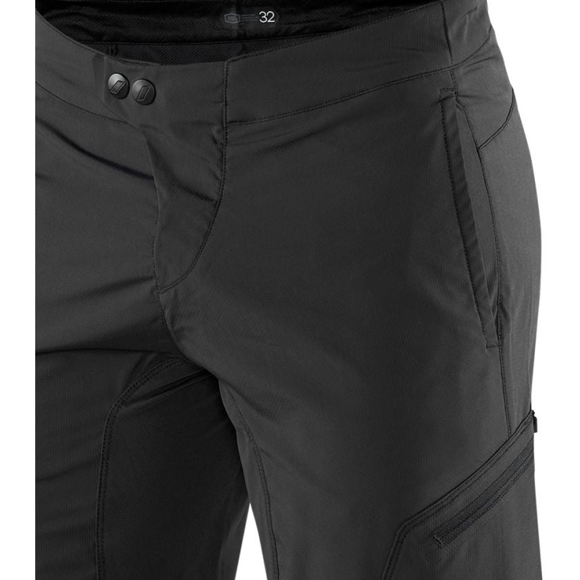 100% Ridecamp Youth MTB Shorts Black 2021