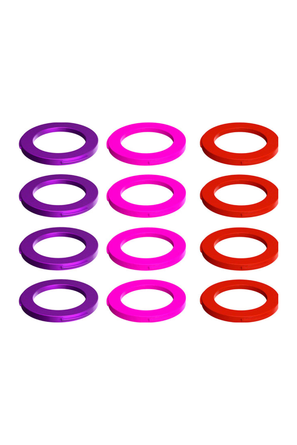 MAGURA CALIPER COVER KIT 2 FOR MT5 / MT7 / MT TRAIL (12PC) PURPLE RED PINK