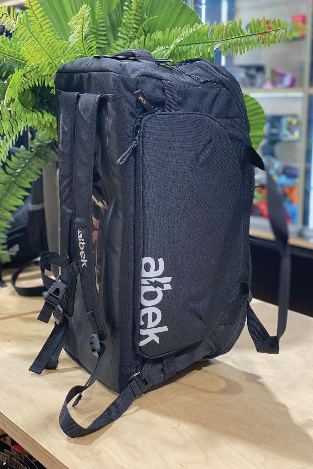 Albek x Drift Bikes collab duffel gear bag 51L