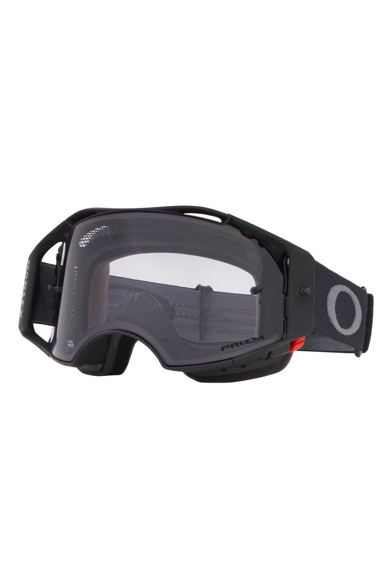 Oakley Airbrake MTB Goggles - Black/Gun Metial Strap w/ Prizm Low Light