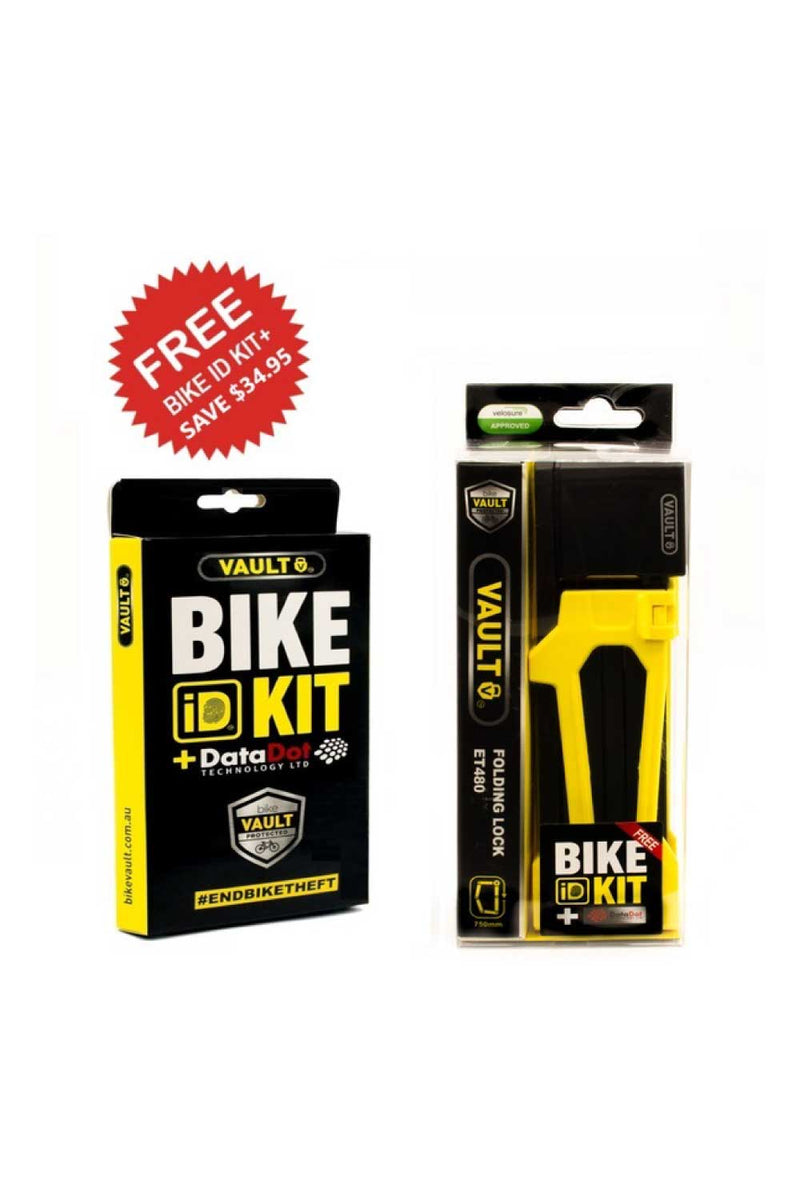 Vault Folding Lock With Bike ID Kit+