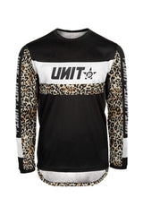 UNIT Raid Long Sleeve Jersey Black/Leopard Print 2022