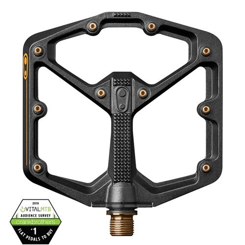 Crankbrothers Pedal 11 Stamp Large Black / Gold