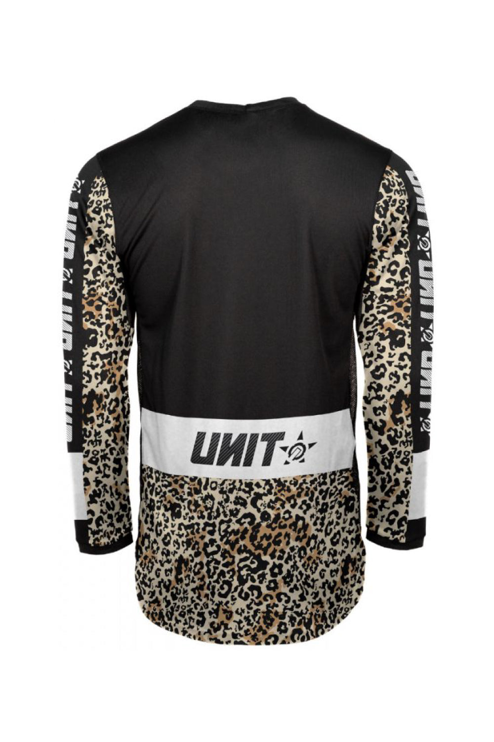 UNIT Raid Long Sleeve Jersey Black/Leopard Print 2022