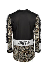 UNIT Raid Long Sleeve Jersey Black/Leopard Print 2022